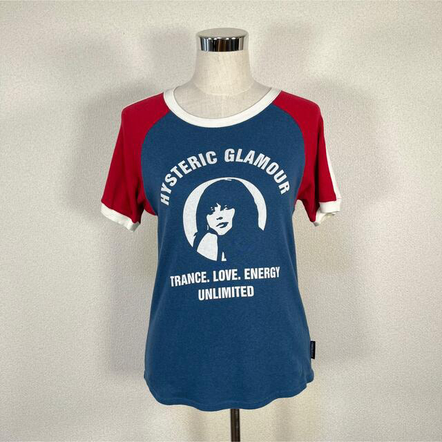 HYSTERIC GLAMOUR(ヒステリックグラマー)の【旧タグ】ヒステリックグラマー　Tシャツ　ロゴ　ヒスガール　プリント　ラグラン レディースのトップス(Tシャツ(半袖/袖なし))の商品写真