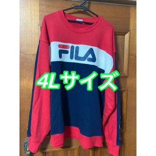 フィラ(FILA)のFILA 大きいサイズ　4L スウェット　パーカー(トレーナー/スウェット)