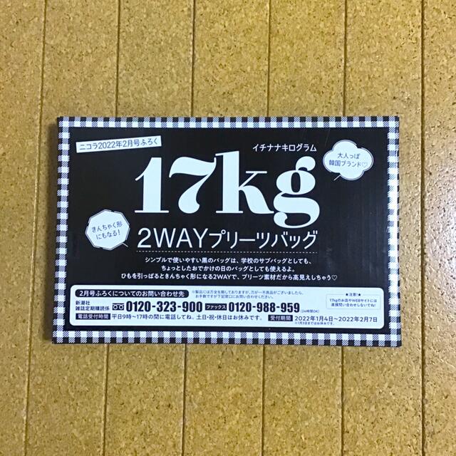 17kg  2WAY プリーツバッグ　非売品　黒 レディースのバッグ(エコバッグ)の商品写真