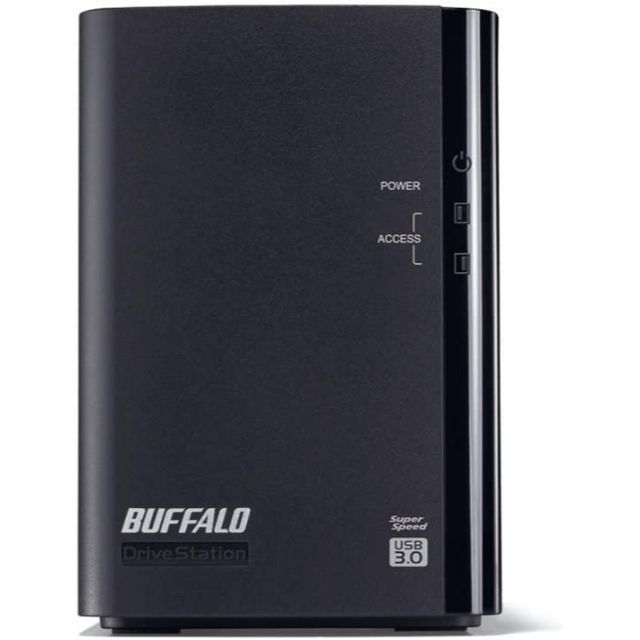 Buffalo(バッファロー)のBUFFALO DRAMキャッシュ搭載USB3.0用外付けHDD冷却ファン搭載 スマホ/家電/カメラのPC/タブレット(PC周辺機器)の商品写真