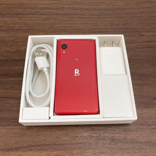 ラクテン(Rakuten)のRakuten mini 楽天ミニ クリムゾンレッド 楽天モバイル(スマートフォン本体)