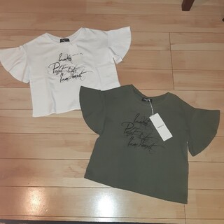 コムサイズム(COMME CA ISM)の新品 120 セット コムサイズム 女の子 半袖 トップス Tシャツ カットソー(Tシャツ/カットソー)