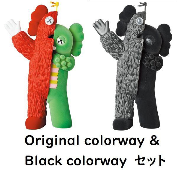 KACHAMUKKU KAWS Original colorway blackムック - benjaminstrategy.co