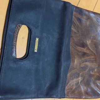 Ryu クーズー×牛革 クラッチバッグ | vrealitybolivia.com