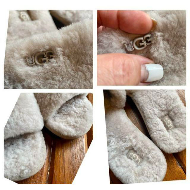 UGG ファーサンダル　美品　24cm