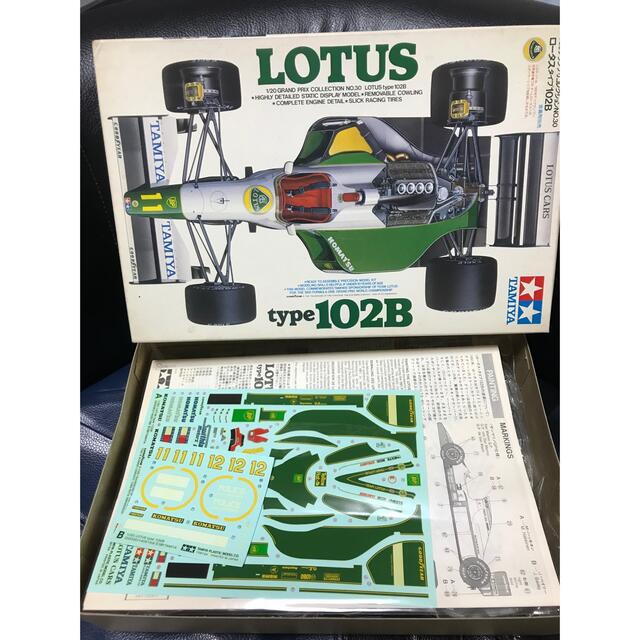 LOTUS(ロータス)の1991年 タミヤ 1/20 LOTUS type102B ロータス 102B エンタメ/ホビーのおもちゃ/ぬいぐるみ(模型/プラモデル)の商品写真