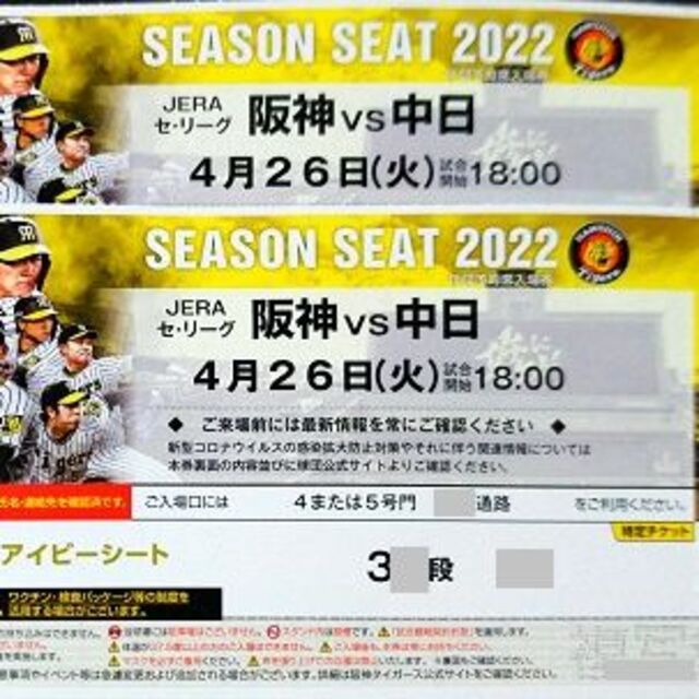 9月1日(水)阪神甲子園球場阪神VS中日 1塁アイビーペア