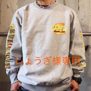 サプール　BURGER CREW SWEAT グレー(スウェット)