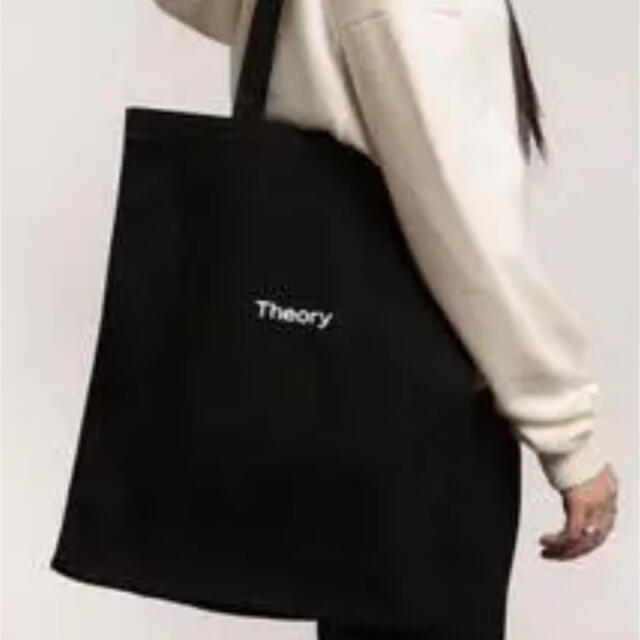 theory(セオリー)のtheory セオリー　トートバッグ　黒 レディースのバッグ(トートバッグ)の商品写真