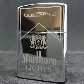 ジッポ Zippo マルボロ Marlboro 鏡面仕上げ 着火OK 1999製 elc.or.jp