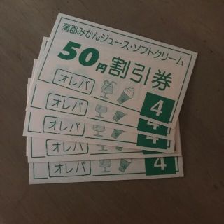 蒲郡オレンジパーク割引券5枚(その他)