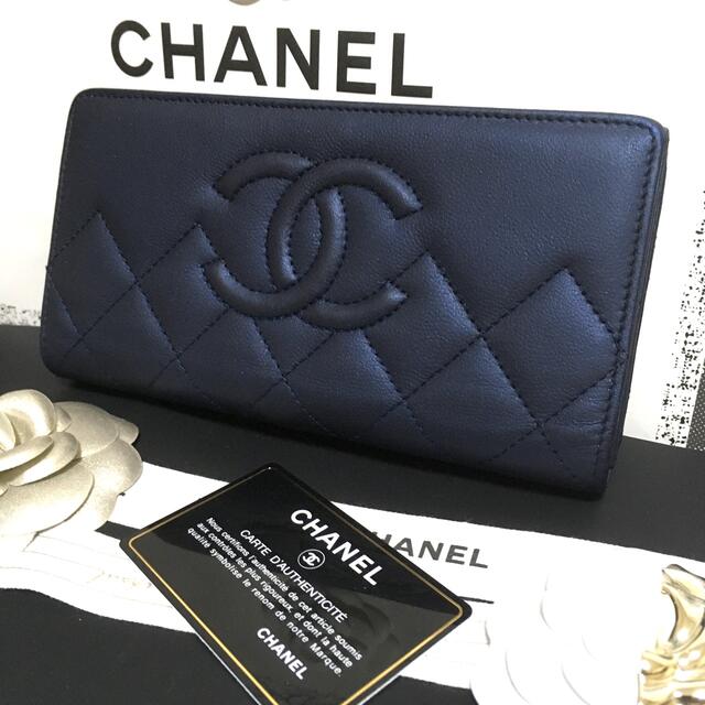 CHANEL - 専用♡超美品 ♡ シャネル デカココ ラウンドジップ 長財布