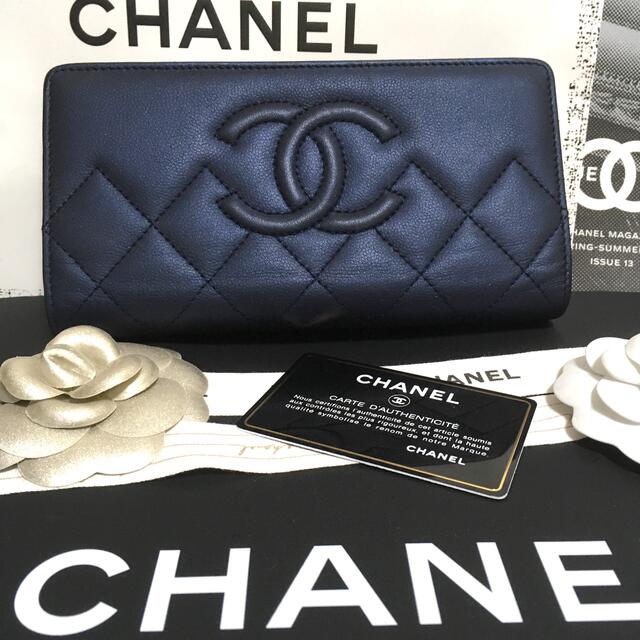 CHANEL - 専用♡超美品 ♡ シャネル デカココ ラウンドジップ 長財布