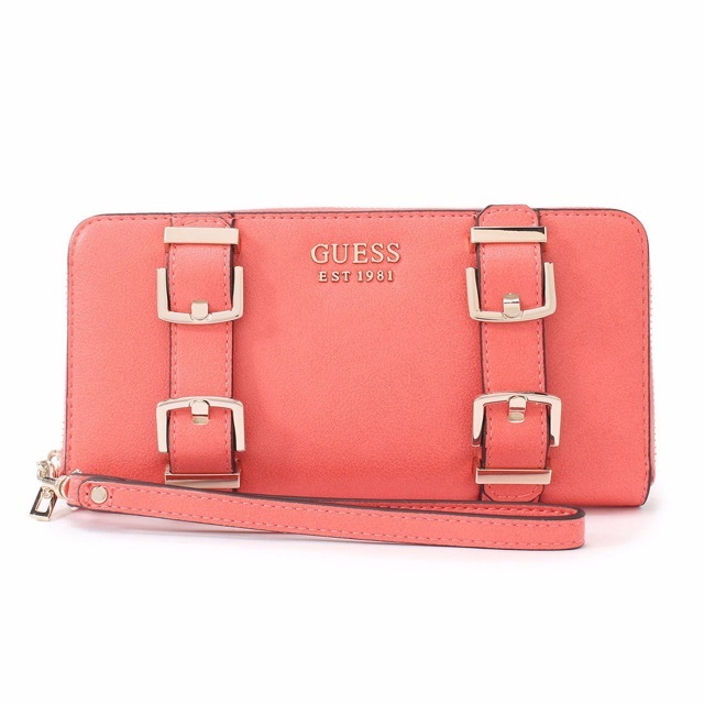 GUESS(ゲス)のGUESS（ゲス）★ブランドロゴ&ベルト 長財布　ロングウォレット レディースのファッション小物(財布)の商品写真