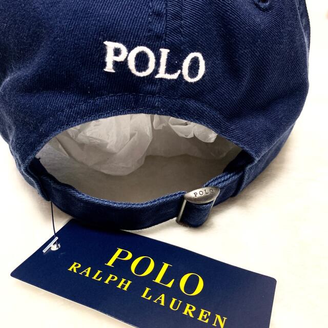 POLO RALPH LAUREN(ポロラルフローレン)のユニセックス 59cm 新品 ビッグポニー ベースボール キャップ / ネイビー メンズの帽子(キャップ)の商品写真