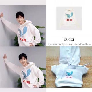 肖戦　20cmぬいぐるみ服　G◯CCIパーカー(アイドルグッズ)