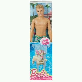 バービー(Barbie)のウォータープレイ バービー人形 ケン！！(キャラクターグッズ)