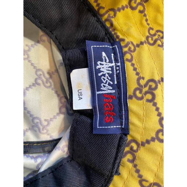 90s USA製 OLD STUSSY モノグラム バケットハット S/M