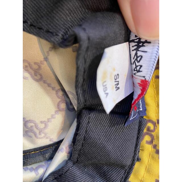 90s USA製 OLD STUSSY モノグラム バケットハット S/M