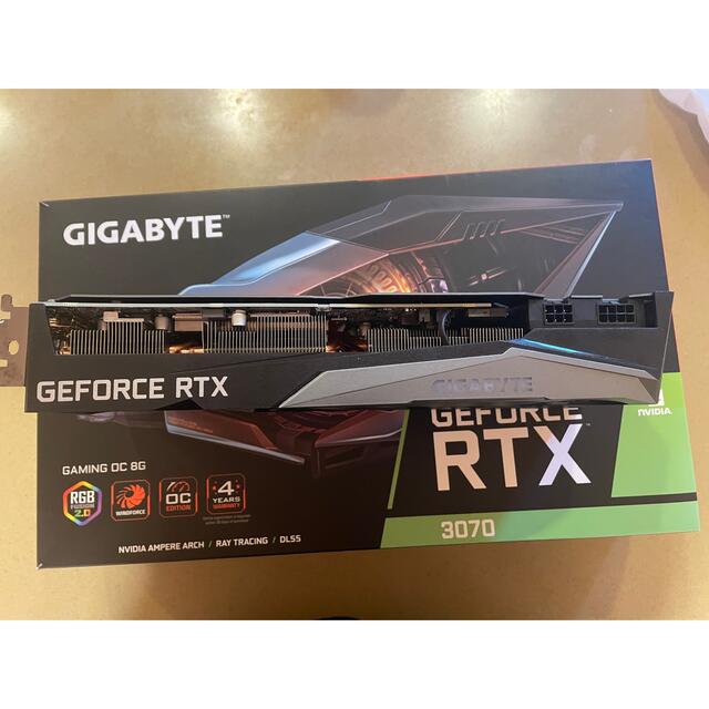 今日だけ値下げ　RTX3070 GIGABYTE グラボ スマホ/家電/カメラのPC/タブレット(PCパーツ)の商品写真