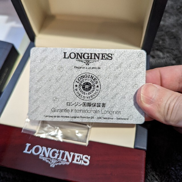 LONGINES(ロンジン)のLONGINES ロンジン コンクエスト 自動巻き Ｌ3.676.4.56.6 メンズの時計(腕時計(アナログ))の商品写真