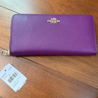 コーチ(COACH)のコーチ　　長財布　紫(長財布)