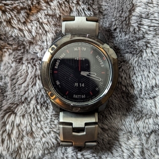 ガーミン(GARMIN)のGARMIN fenix6X sapphire + 別売純正メタルバンド(腕時計(デジタル))
