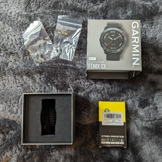 GARMIN fenix6X sapphire + 別売純正メタルバンド