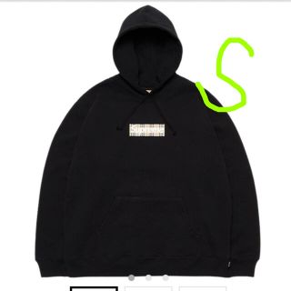 シュプリーム(Supreme)のSupreme Burberry ボックスロゴフーディー　黒　S(パーカー)