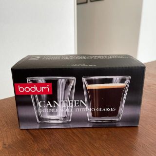 ボダム(bodum)の【新品未使用】boudm ダブルウォールサーモグラス　100ml(グラス/カップ)