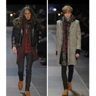 サンローラン(Saint Laurent)の激レア！サンローラン2013チェックシャツ(シャツ)