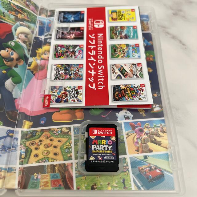 Nintendo Switch(ニンテンドースイッチ)のマリオパーティ　スーパースターズ エンタメ/ホビーのゲームソフト/ゲーム機本体(家庭用ゲームソフト)の商品写真