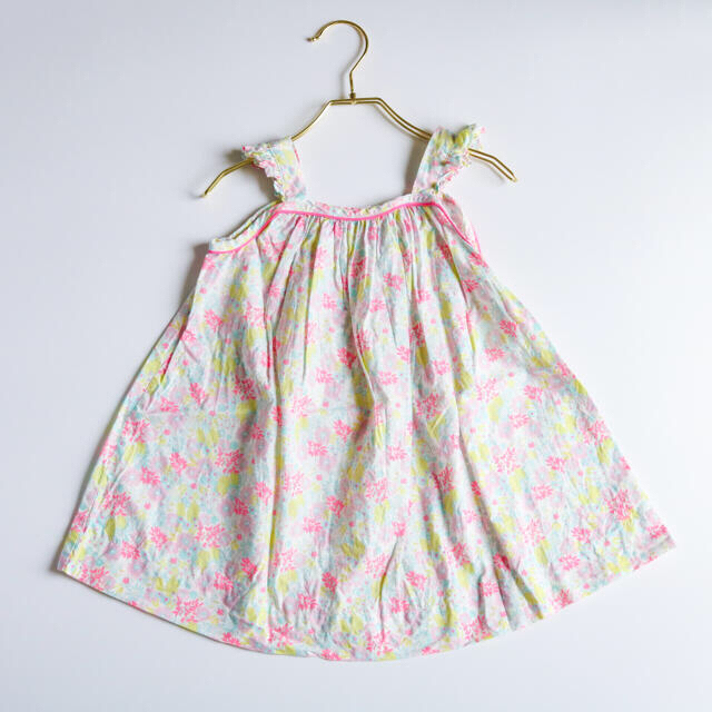 PETIT BATEAU(プチバトー)のプチバトー　petit bateau ワンピース　リバティ キッズ/ベビー/マタニティのベビー服(~85cm)(ワンピース)の商品写真