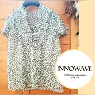 しゅん様売約済み⇒　innowave ブラウス 通勤着 シースルー(シャツ/ブラウス(半袖/袖なし))