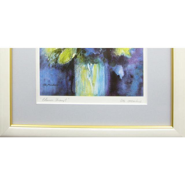 絵画 作者不詳 アートポスター 静物画 縁起物 青い紫陽花の通販 絵画 作者不詳 アートポスター 静物画 縁起物 青い紫陽花の通販