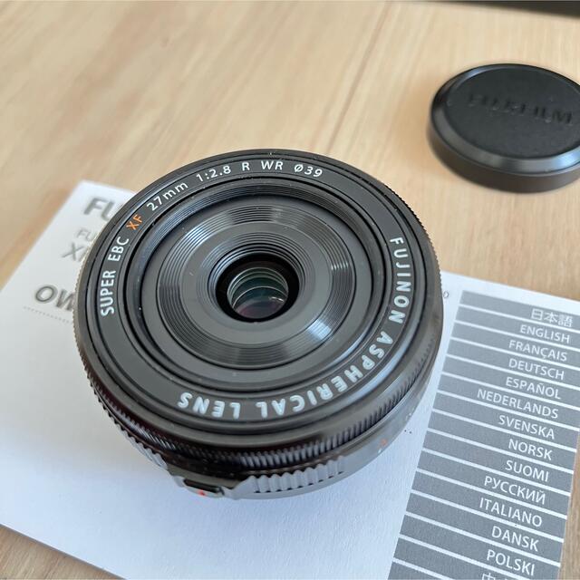 富士フイルム XF27mm F2.8 R WR 美品 【即発送可能】 25896円引き