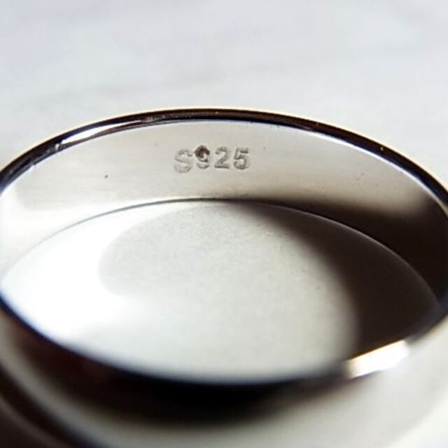 未使用品SVシルバー925リング指輪15号プレーン甲丸男性メンズ女性レディース メンズのアクセサリー(リング(指輪))の商品写真