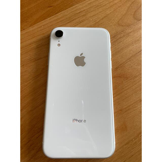 アップル(Apple)のiPhone XR 本体 64G ホワイト(スマートフォン本体)