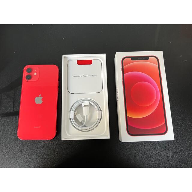 新発売の ★ iPhone 12 64GB 赤 スマートフォン本体