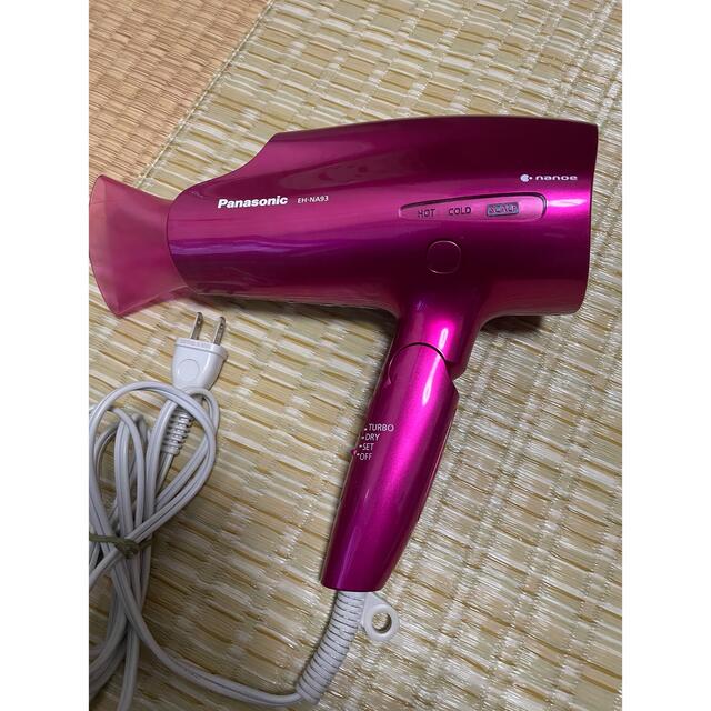 Panasonic(パナソニック)のナノケア　EH-NA93 ヘアドライヤー スマホ/家電/カメラの美容/健康(ドライヤー)の商品写真