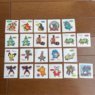 ポケモン(ポケモン)のポケモンパン デコキャラシール　金銀のポケモン(その他)