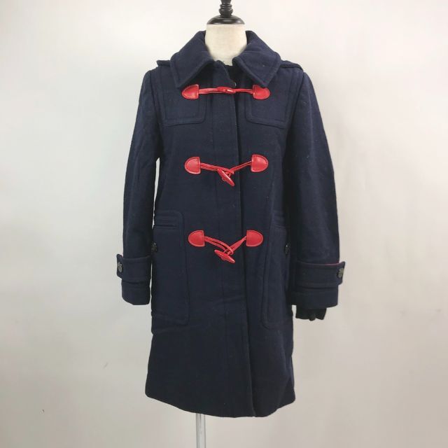 TOMMY HILFIGER(トミーヒルフィガー)の【人気】トミーヒルフィガー ダッフルコート フード取り外し可 S レディース レディースのジャケット/アウター(ダッフルコート)の商品写真