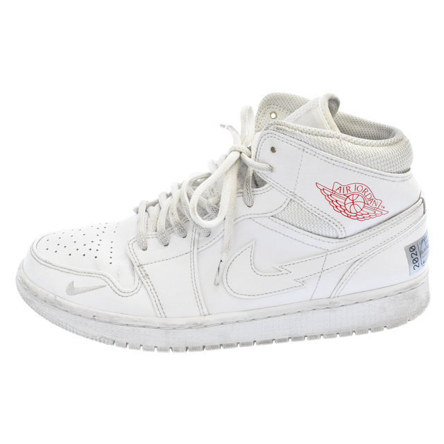 NIKE ナイキ AIR JORDAN 1 MID SE SWOOSH ON TOUR エアジョーダン1ミッド スウッシュオンツアー スニーカー ホワイト CW7589-100