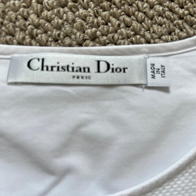 Dior(ディオール)の美品　Dior ノーカラーシャツ レディースのトップス(シャツ/ブラウス(長袖/七分))の商品写真