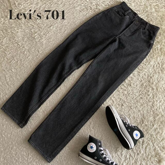 90's Levi's 701 モンローデニム ブラック 先染め W27 L32