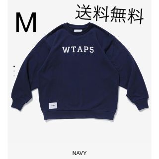 ダブルタップス(W)taps)のMサイズ ACADEMY SWEATER COPO NAVY ネイビー(スウェット)