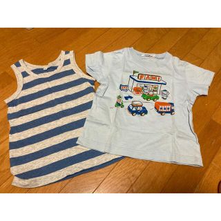 ファミリア(familiar)のfamiliarTシャツ、無印良品タンクトップセット(Tシャツ/カットソー)