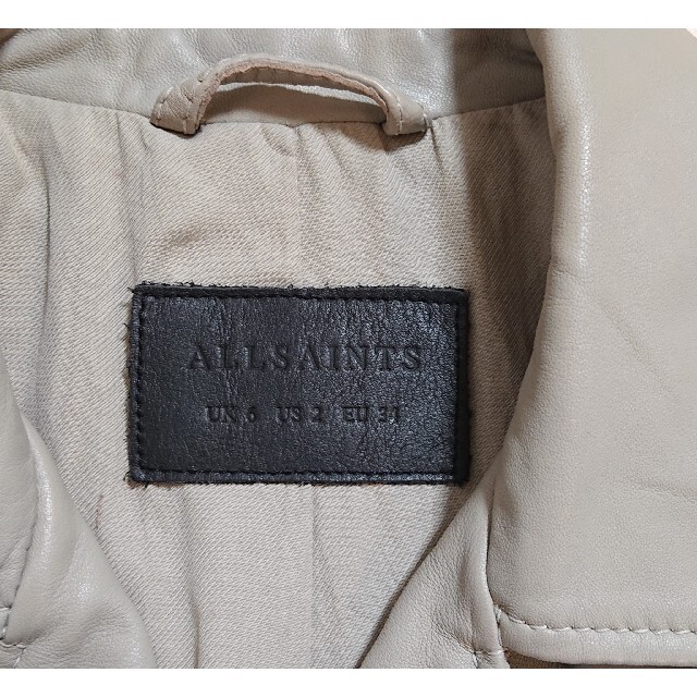 低価NEW┈ All Saints - All Saints ラムレザージャケットの通販 by