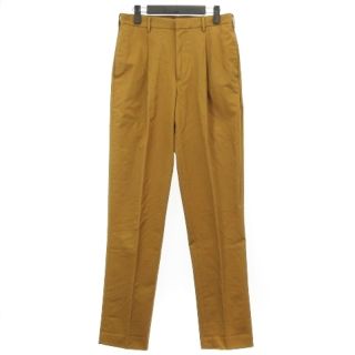 ユニクロ(UNIQLO)のユニクロ +J 21SS ワンタック テーパード パンツ ブラウン 76(スラックス)