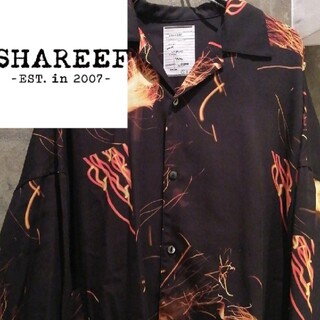 シャリーフ(SHAREEF)の【火花　18ss】SHAREEF　オープンカラーシャツ　HARE  ZARA(シャツ)